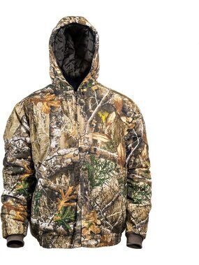 HOT SHOT Youth Insulated Twill Camo Hunting Jacket, Insulated Boy's Winter Coat